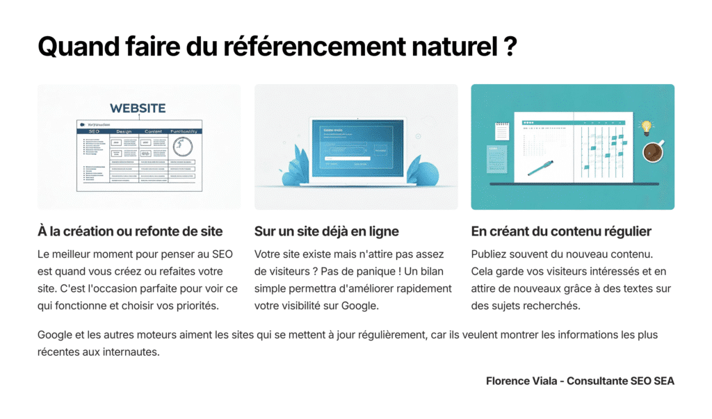 accompagnement seo à marseille, quand faire appel a une consultante seo ?