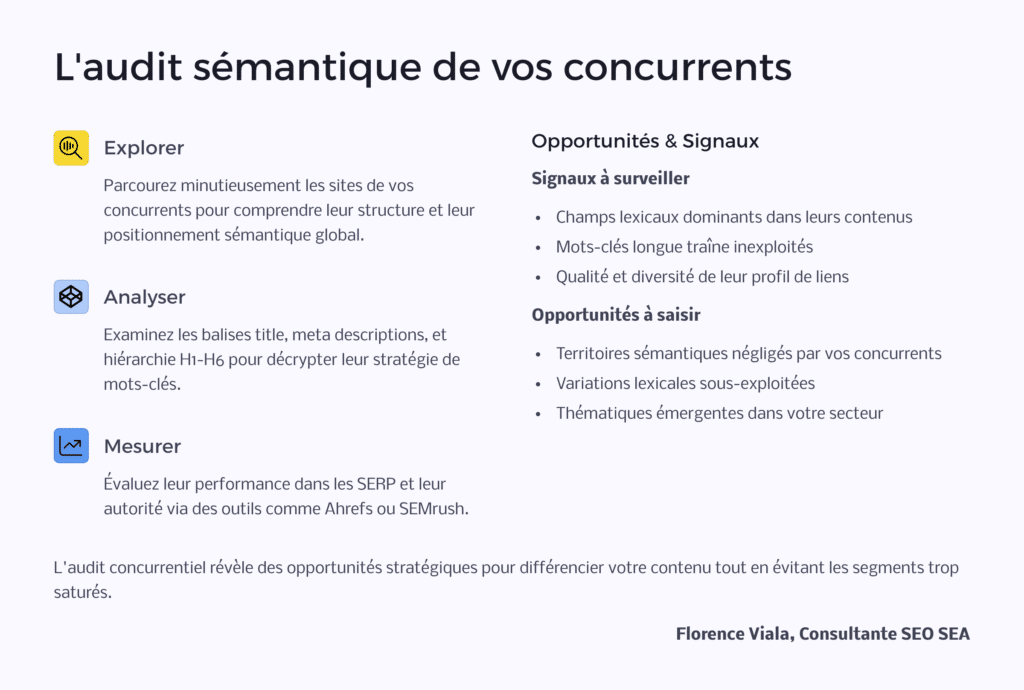 audit semantique seo concurrents