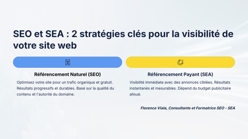 synergie sea seo pour un site web